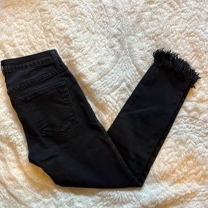 just black fringe skinnys